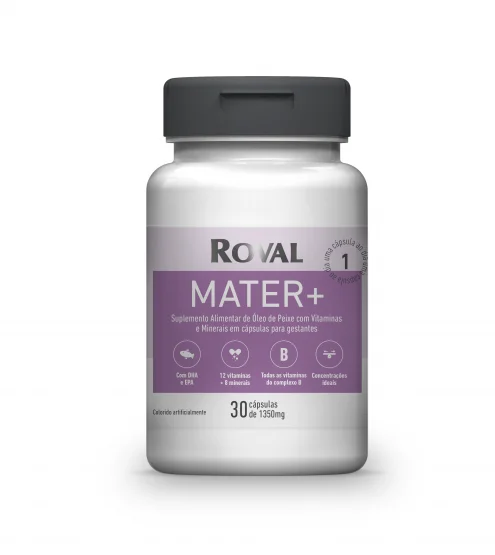 Brazil product data sample: Mater+ 30 Cápsulas Roval