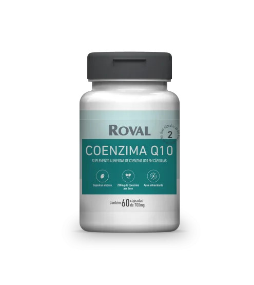 Brazil product data sample: Coenzima Q10 690mg – 60 Caps ROVAL